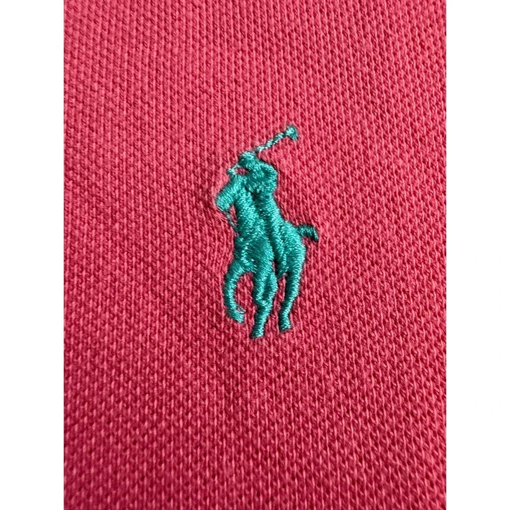 Polo Ralph Lauren Polo Shirt XLT Coral Pink Short Sleeve Pique Cotton Pony Logo